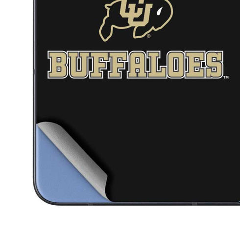 University of Colorado CU Logo on Gold Galaxy Z Fold5 5G Skin