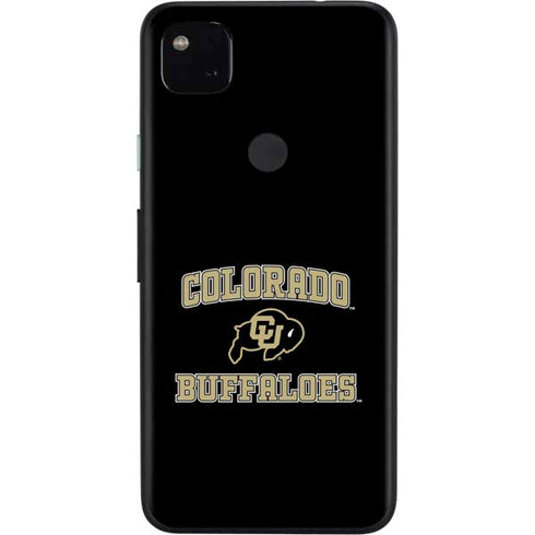University of Colorado CU Logo on Gold Google Pixel 4a Skin