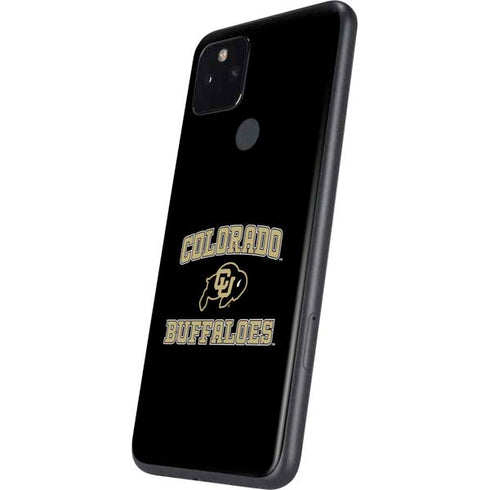University of Colorado CU Logo on Gold Google Pixel 5a Skin