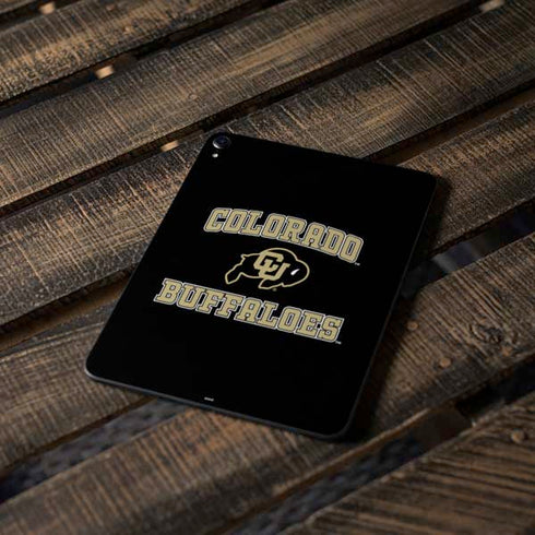 University of Colorado CU Logo on Gold Apple iPad Pro Skin