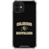 University of Colorado CU Logo on Gold iPhone 12 Clear Case