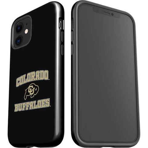 University of Colorado CU Logo on Gold iPhone 12 Impact Case
