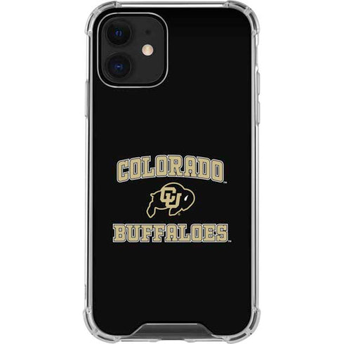 University of Colorado CU Logo on Gold iPhone 12 Mini Clear Case