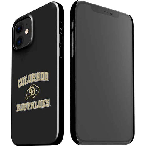 University of Colorado CU Logo on Gold iPhone 12 Mini Lite Case