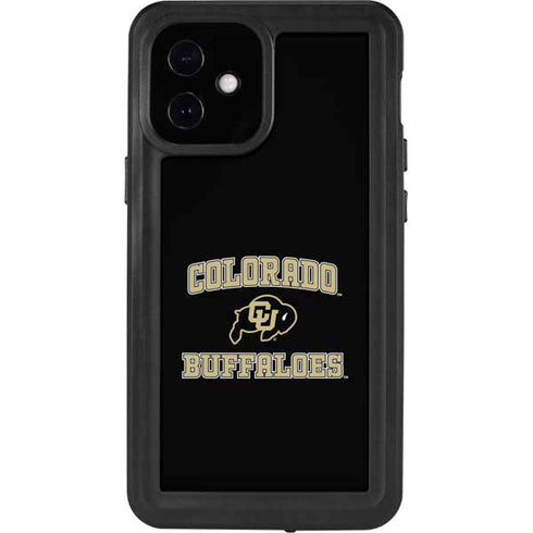 University of Colorado CU Logo on Gold iPhone 12 Mini Waterproof Case