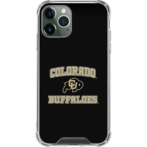 University of Colorado CU Logo on Gold iPhone 12 Pro Clear Case