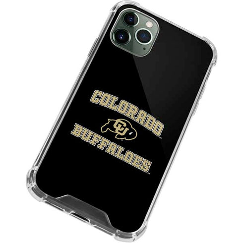 University of Colorado CU Logo on Gold iPhone 12 Pro Clear Case