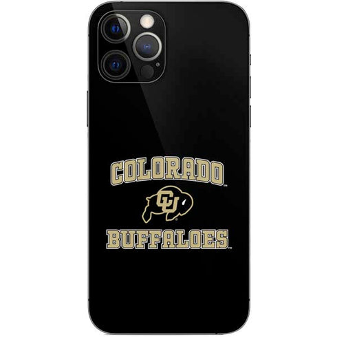 University of Colorado CU Logo on Gold iPhone 12 Pro Skin