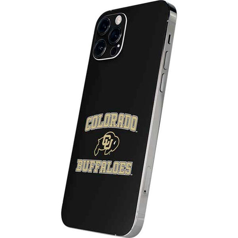 University of Colorado CU Logo on Gold iPhone 12 Pro Skin