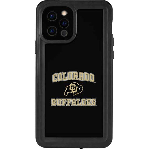 University of Colorado CU Logo on Gold iPhone 12 Pro Waterproof Case