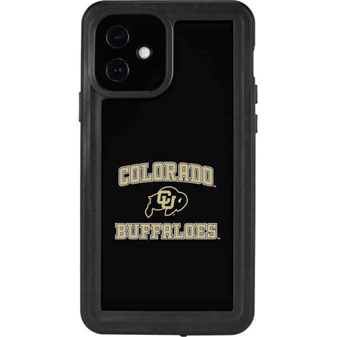 University of Colorado CU Logo on Gold iPhone 12 Waterproof Case