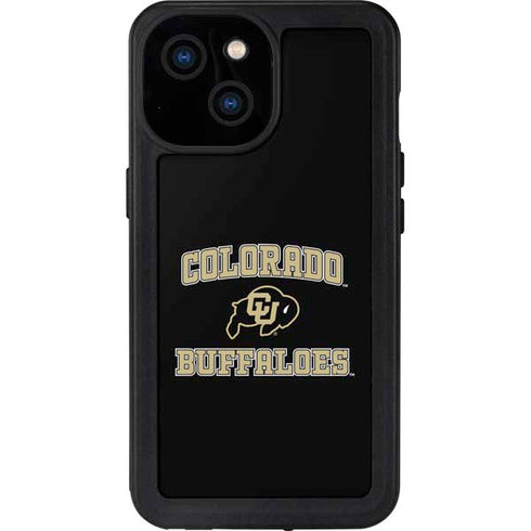 University of Colorado CU Logo on Gold iPhone 13 Mini Waterproof Case