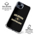 University of Colorado CU Logo on Gold iPhone 14 Plus Clear Case