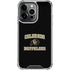 University of Colorado CU Logo on Gold iPhone 14 Pro Clear Case