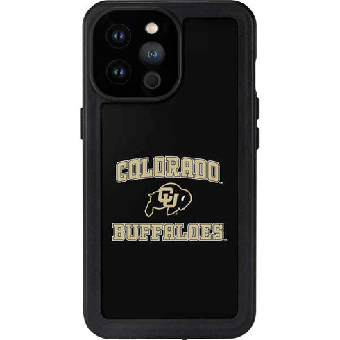 University of Colorado CU Logo on Gold iPhone 14 Pro Max Waterproof Case