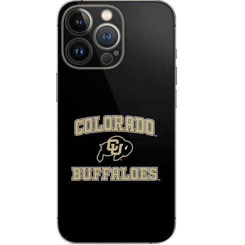University of Colorado CU Logo on Gold iPhone 14 Pro Skin