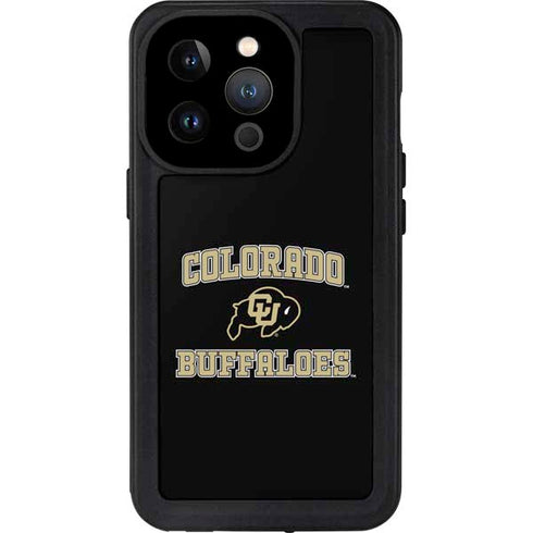 University of Colorado CU Logo on Gold iPhone 14 Pro Waterproof Case