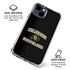 University of Colorado CU Logo on Gold iPhone 15 Clear Case