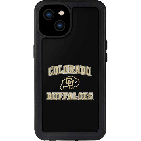 University of Colorado CU Logo on Gold iPhone 15 Plus Waterproof Case