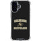 University of Colorado CU Logo on Gold iPhone 16 Clear Case