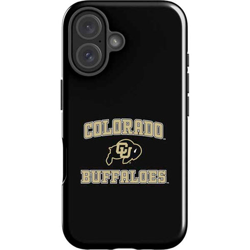 University of Colorado CU Logo on Gold iPhone 16 Impact Case