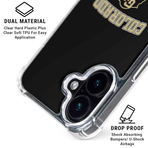 University of Colorado CU Logo on Gold iPhone 16 MagSafe Case
