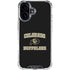 University of Colorado CU Logo on Gold iPhone 16 Plus Clear Case