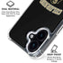 University of Colorado CU Logo on Gold iPhone 16 Plus Clear Case