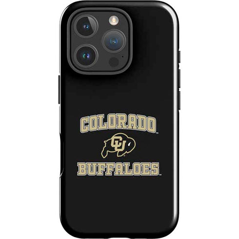 University of Colorado CU Logo on Gold iPhone 16 Pro Impact Case