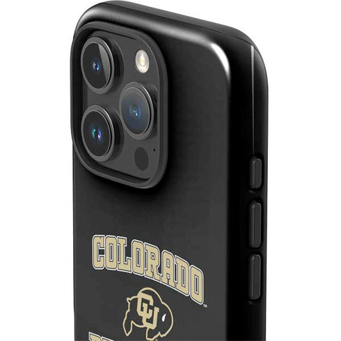 University of Colorado CU Logo on Gold iPhone 16 Pro Impact Case