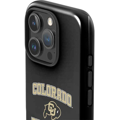 University of Colorado CU Logo on Gold iPhone 16 Pro Max Impact Case