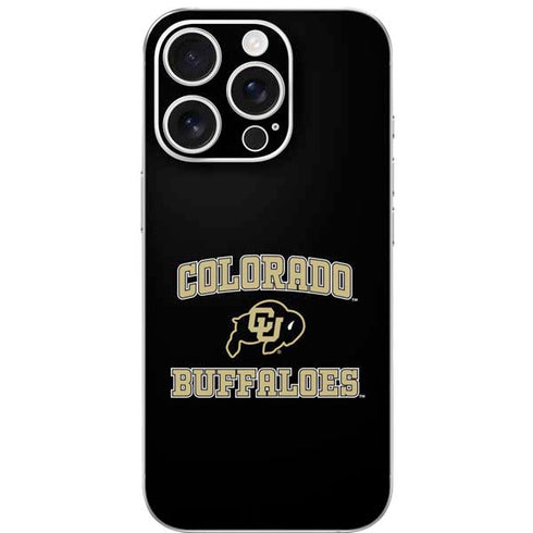 University of Colorado CU Logo on Gold iPhone 16 Pro Skin