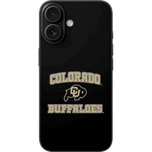 University of Colorado CU Logo on Gold iPhone 16 Skin