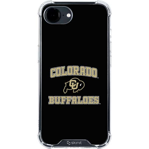 University of Colorado CU Logo on Gold iPhone 16e Clear Case