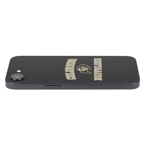 University of Colorado CU Logo on Gold iPhone 16e Skin