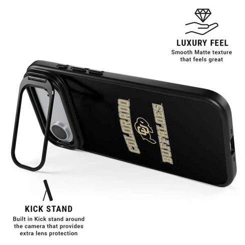 University of Colorado CU Logo on Gold iPhone 17 Air Kickstand Case