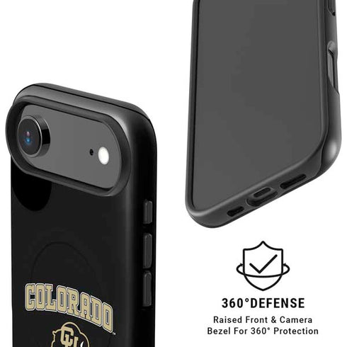 University of Colorado CU Logo on Gold iPhone 17 Air Magsafe Impact Case