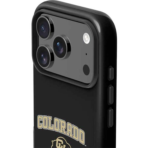 University of Colorado CU Logo on Gold iPhone 17 Pro Impact Case