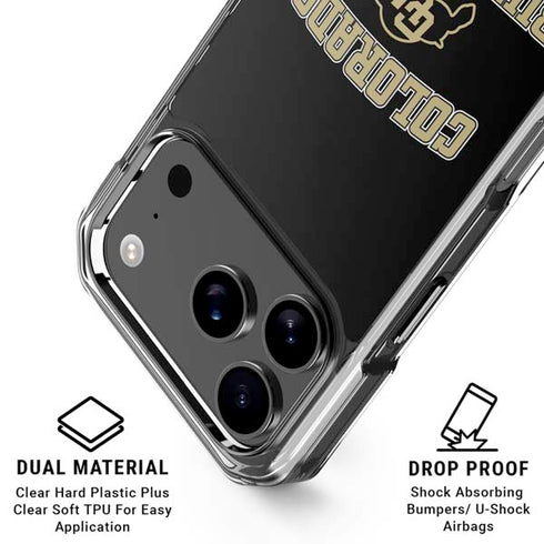 University of Colorado CU Logo on Gold iPhone 17 Pro MagSafe Case