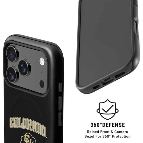 University of Colorado CU Logo on Gold iPhone 17 Pro Max Magsafe Impact Case