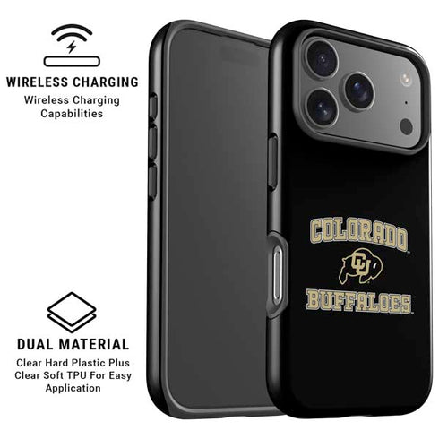 University of Colorado CU Logo on Gold iPhone 17 Pro Max Magsafe Impact Case