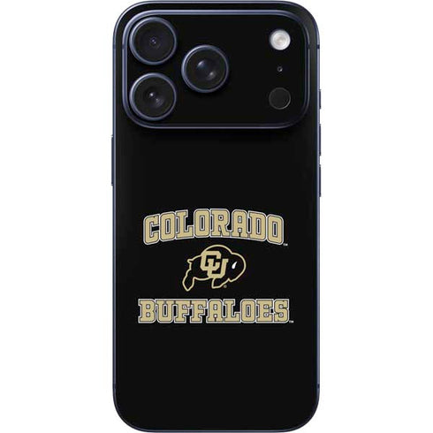 University of Colorado CU Logo on Gold iPhone 17 Pro Skin