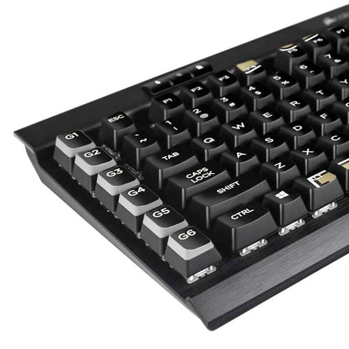 University of Colorado CU Logo on Gold K95 RGB PLATINUM Mechanical Gaming Keyboard Skin