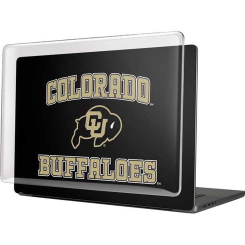 University of Colorado CU Logo on Gold MacBook Pro 16in (2021-25) Case plus Skin
