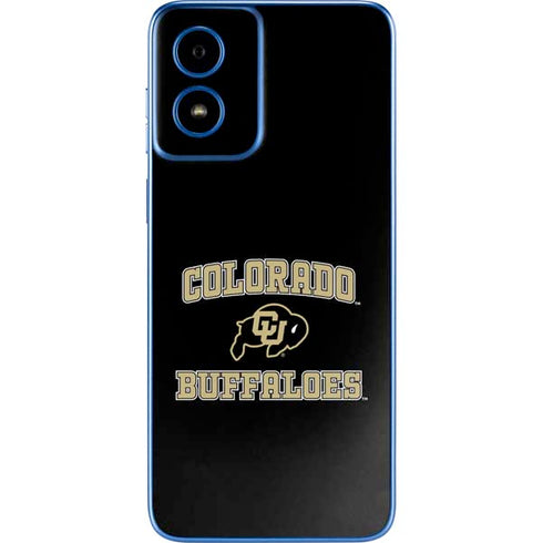 University of Colorado CU Logo on Gold Moto G Play 4G (2024) Skin