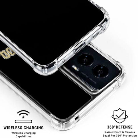 University of Colorado CU Logo on Gold Moto G Power 5G (2024) Clear Case