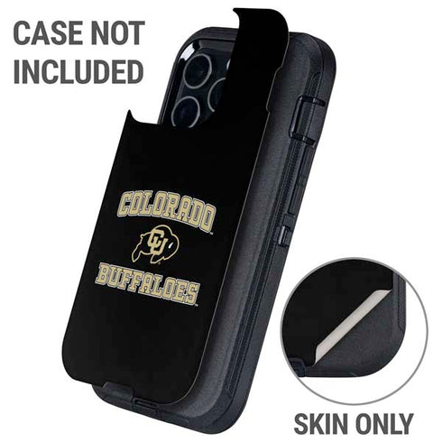 University of Colorado CU Logo on Gold Otterbox Defender iPhone Skin