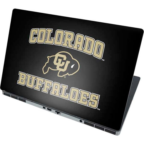 University of Colorado CU Logo on Gold Dell Precision Skin