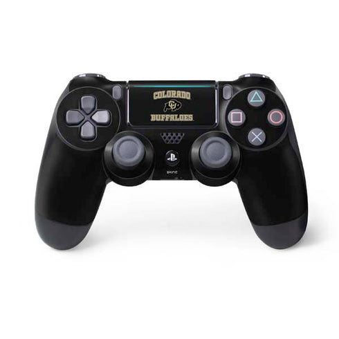 University of Colorado CU Logo on Gold PlayStation PS4 Skins