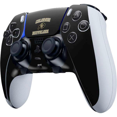 University of Colorado CU Logo on Gold PS5 DualSense Edge Pro Controller Skin